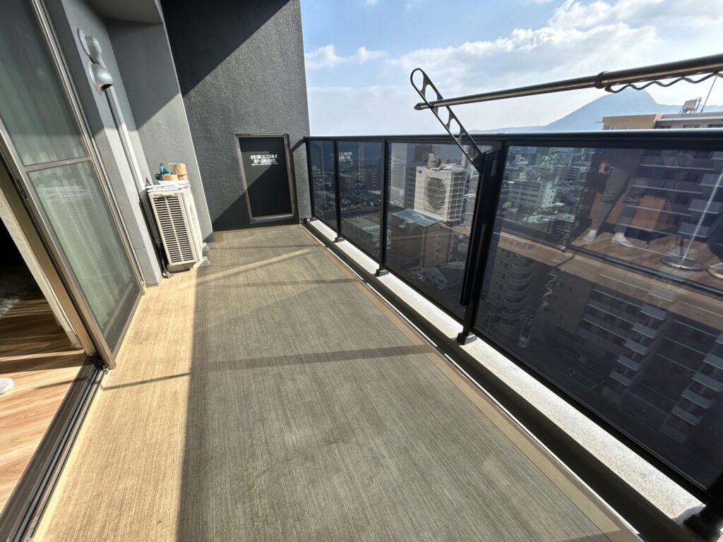 別府市内K様邸バルコニーの画像