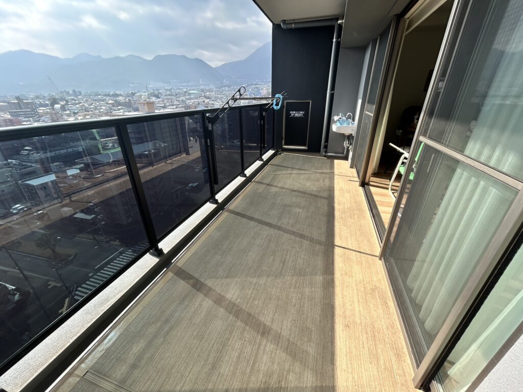 別府市内K様邸バルコニーの画像